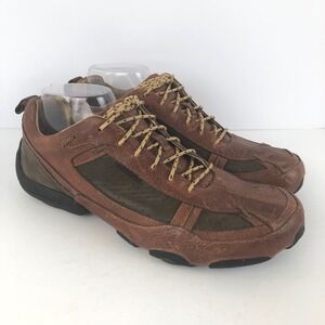 H.S. TRASK Shoes Men's Sz 10 M Brown Leather Guide Lace Up Comfort H7002-218